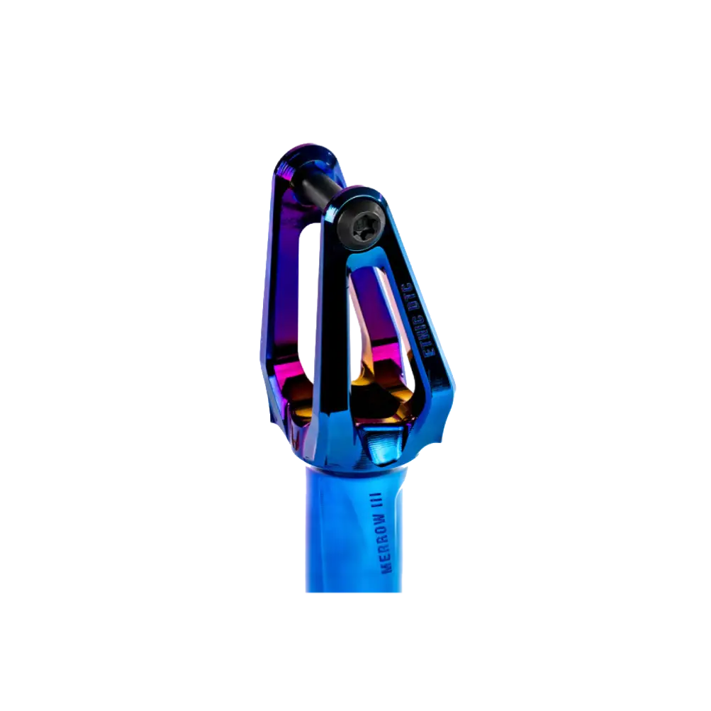 Fourche Ethic DTC Merrow V3 IHC Bleu chrome dessous