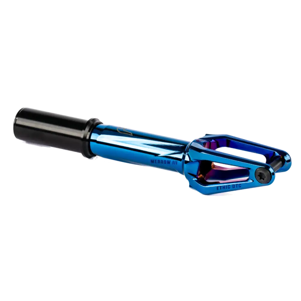 Fourche Ethic DTC Merrow V3 IHC Bleu chrome principale