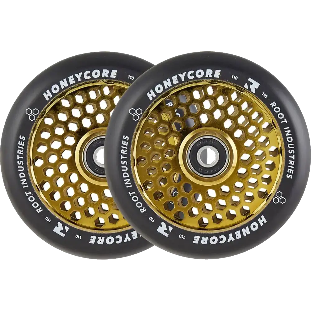 Roues Root Honeycore 110mm Or