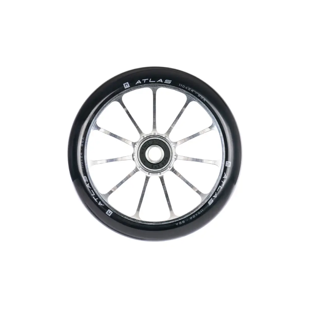Roue Ethic Atlas 110mm Chrome présentation