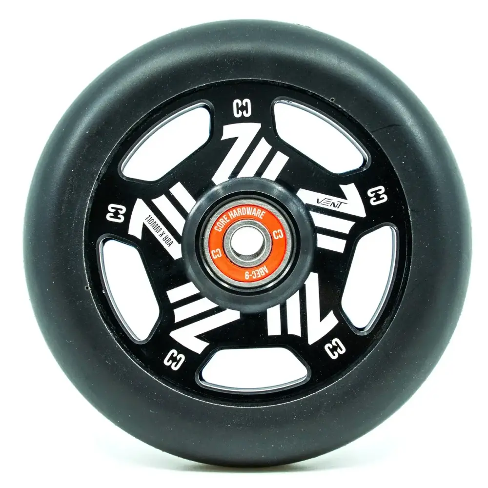 Roue Core Vent Hollow Noir face