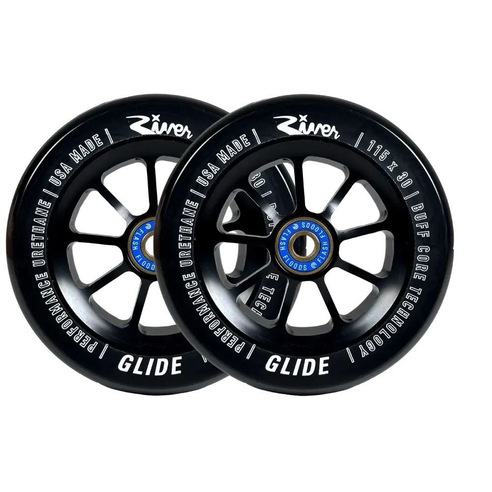 Roues River 115 Glide Noir