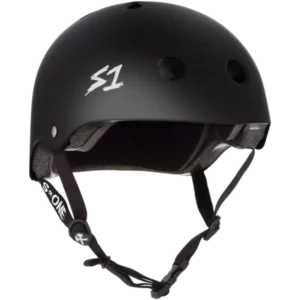 Casque S-One Lifer Black Matte face trottinette freestyle skate et bmx