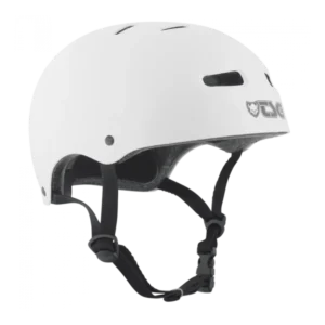 Casque TSG Injected Color Blanc trottinette freestyle skate et bmx