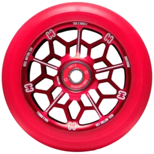 Roue Core Hex Hollow 110mm Rouge