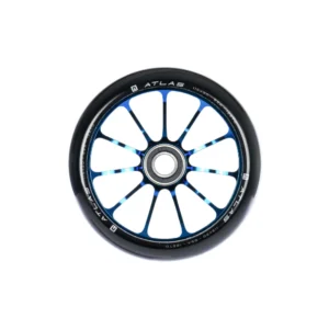 Roue Ethic Atlas 115mm 12STD Bleu Chrome