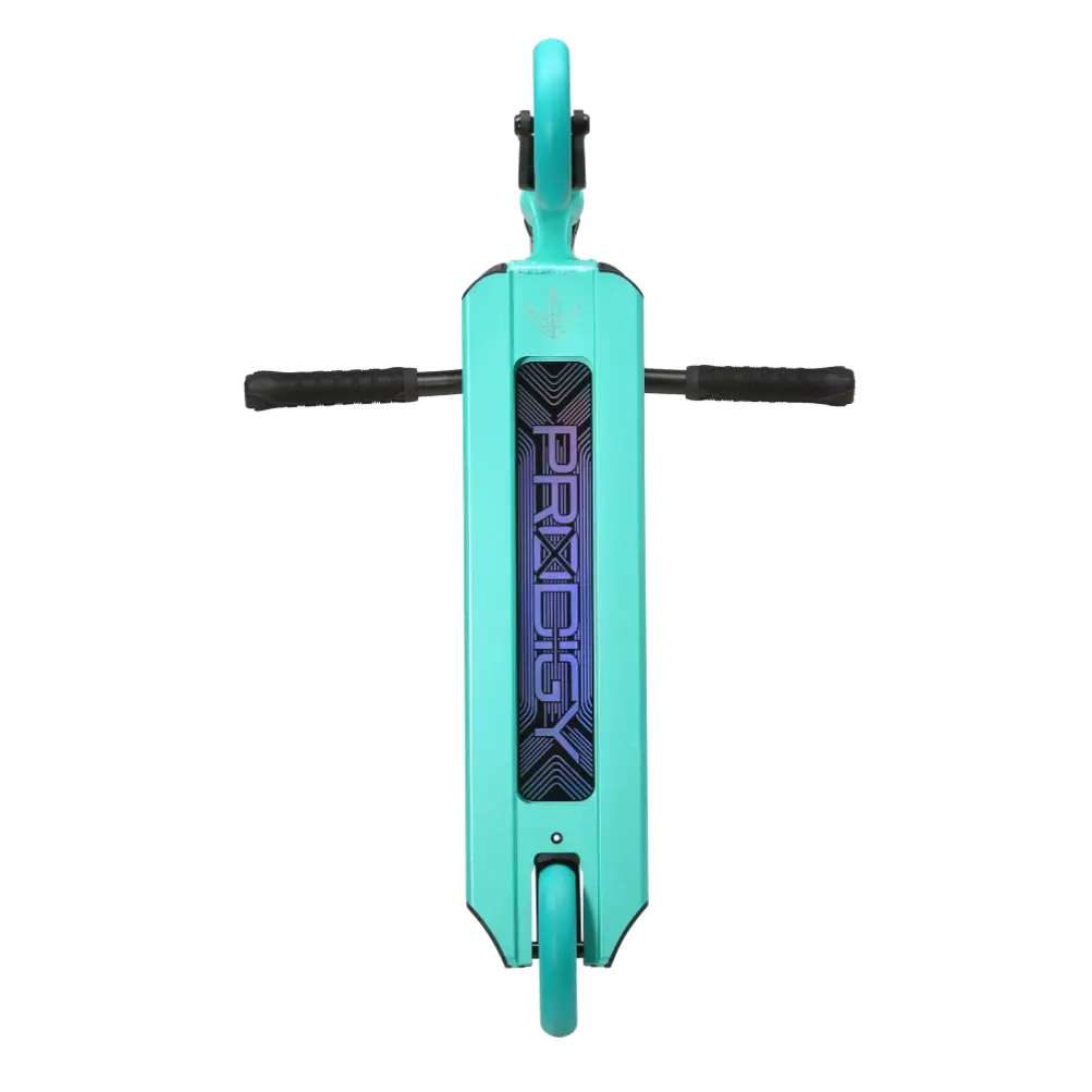 Trottinette freestyle Prodigy X Teal dessous