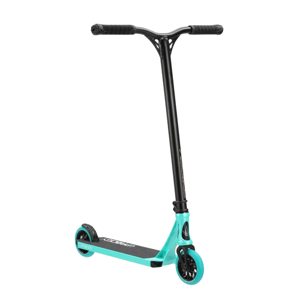 Trottinette freestyle Prodigy X Teal face droite