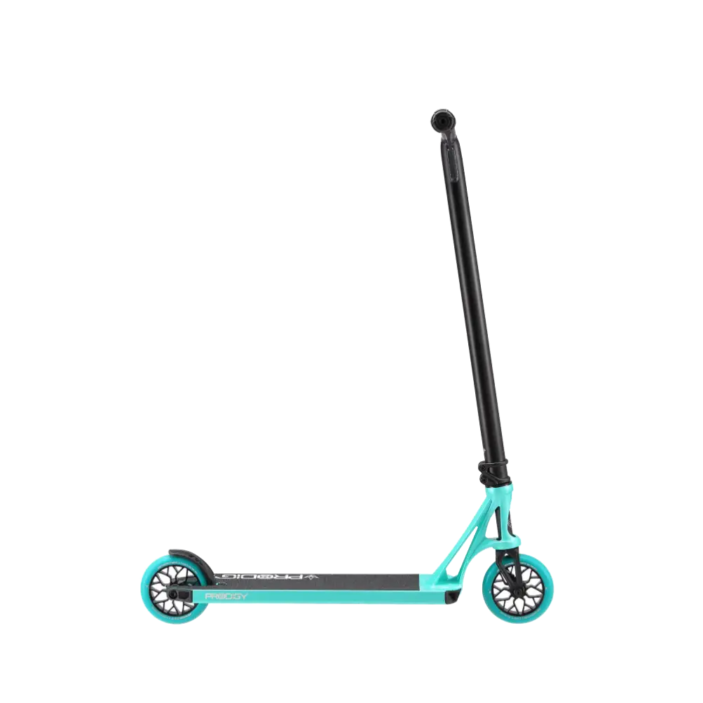 Trottinette freestyle Prodigy X Teal gauche